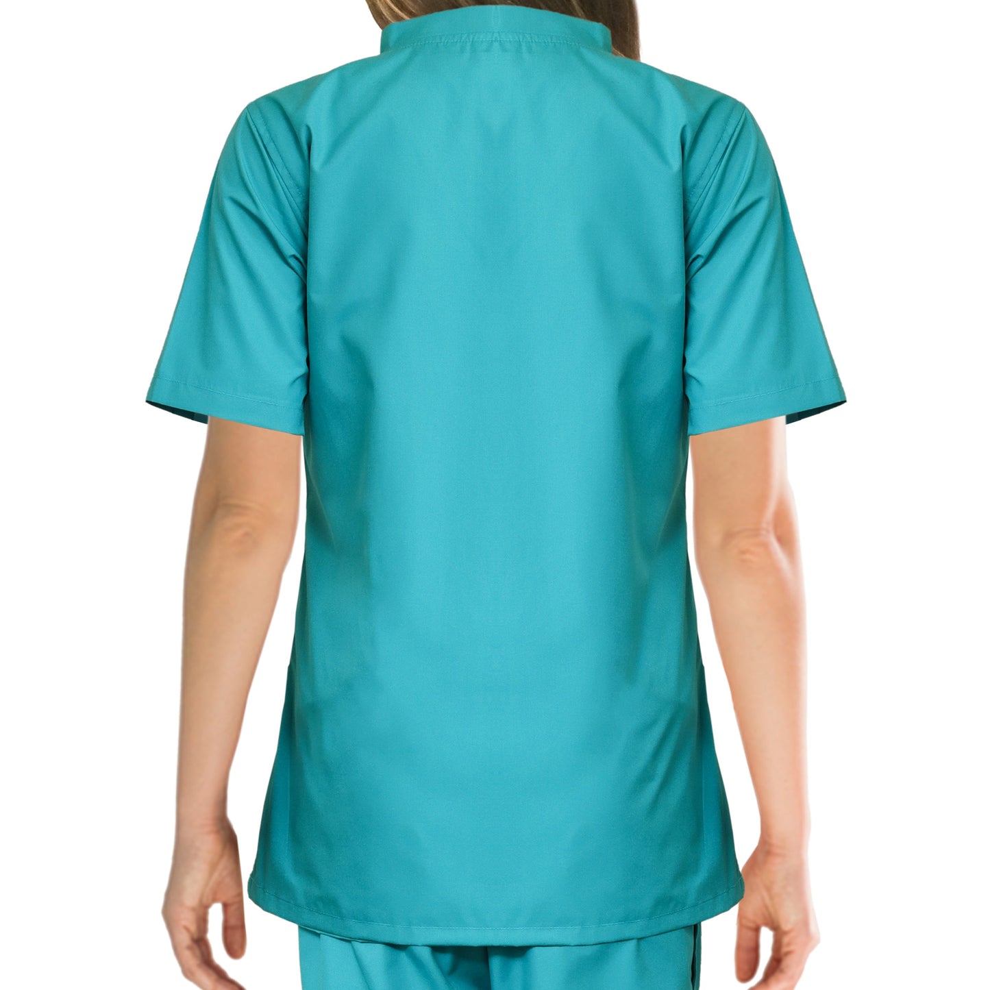 Custom Ladies Ocean Green Medical Scrub Uniform TUNIC TROUSER