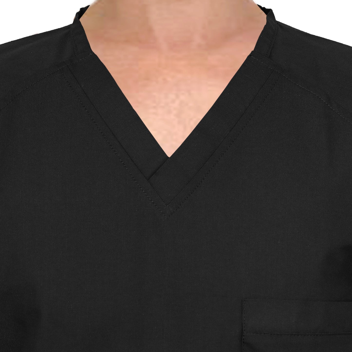 Custom Men's Black Medical Scrub Uniform TUNIC TROUSER