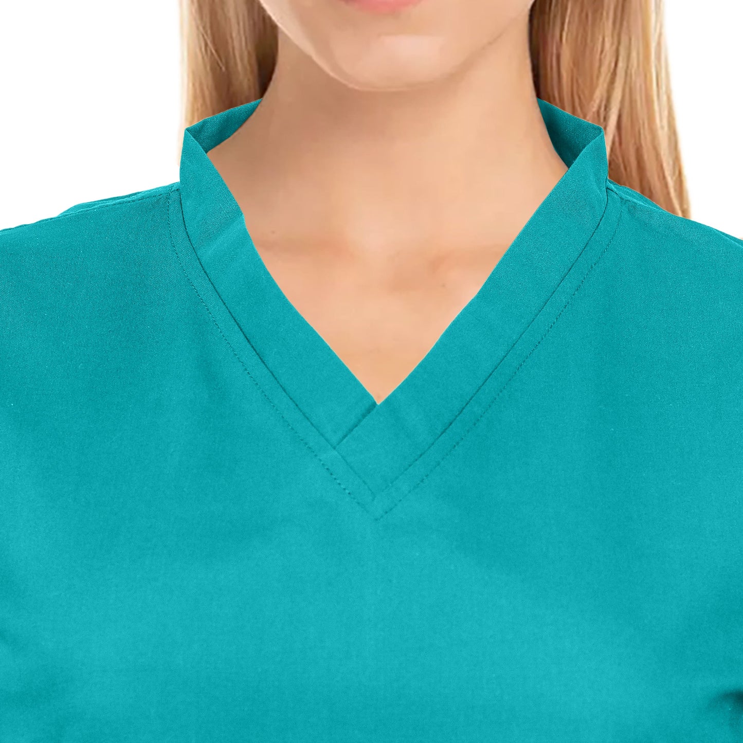 Custom Ladies Ocean Green Medical Scrub Uniform TUNIC TROUSER