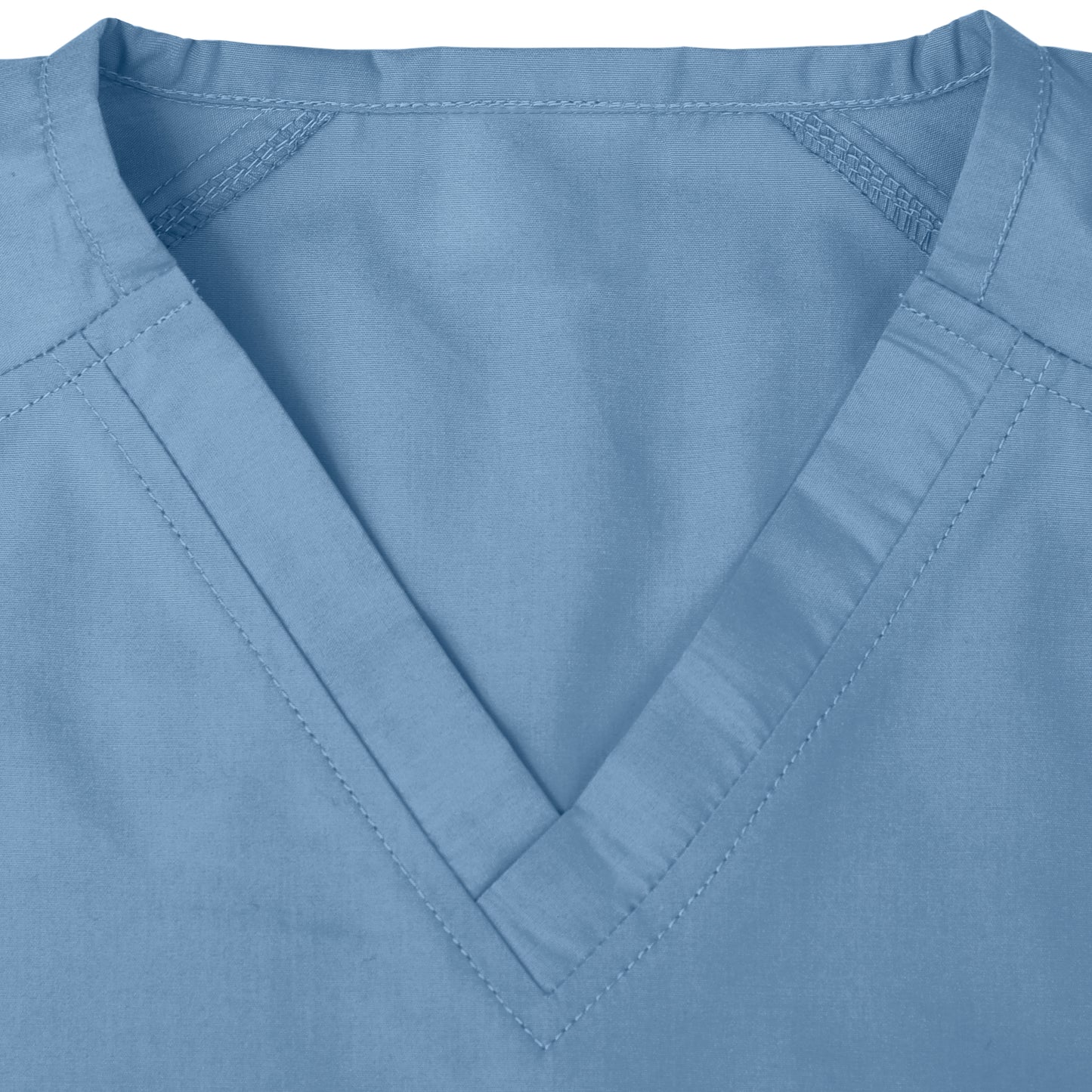 Mens Sky Blue Medical Scrub Uniform TUNIC TROUSER