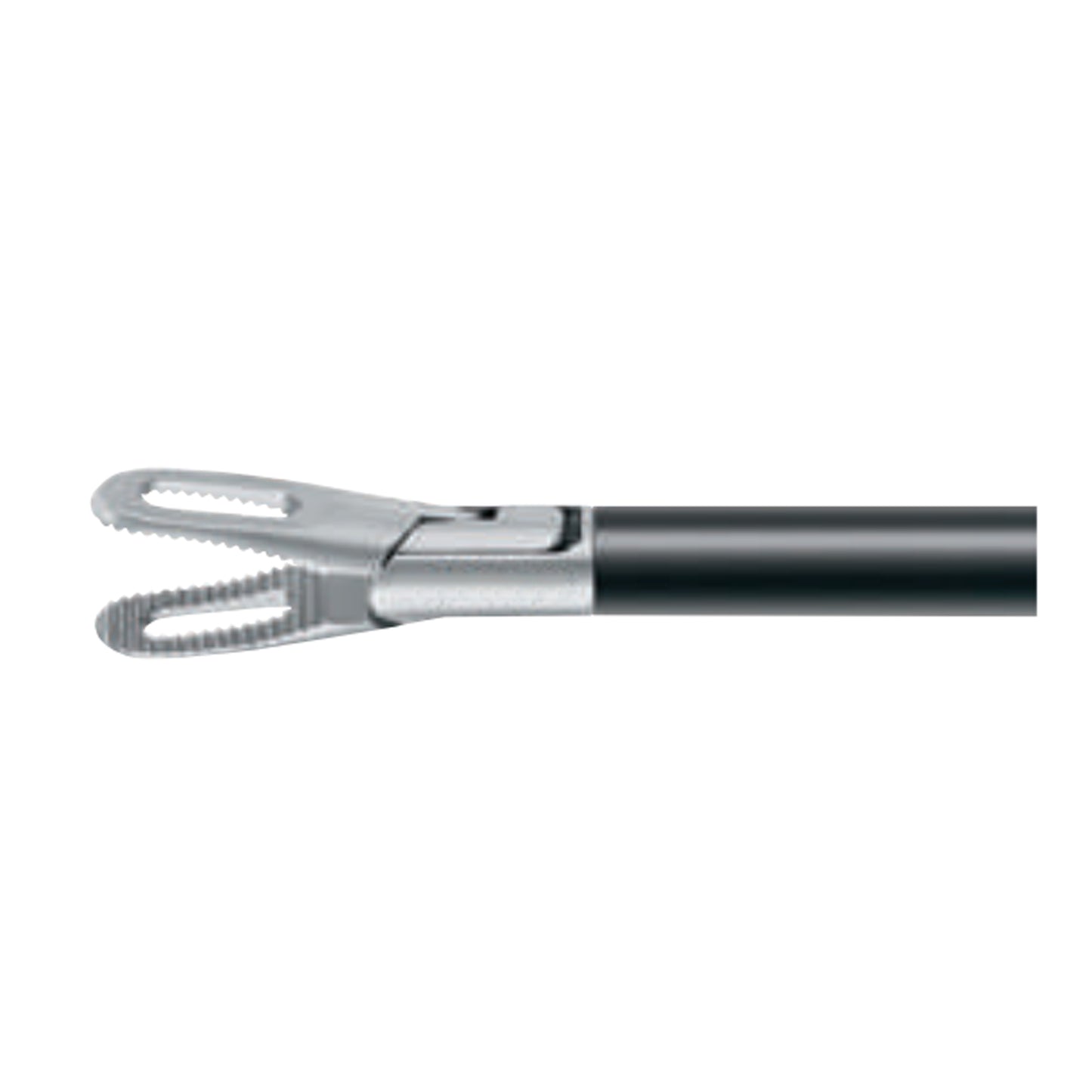 ENDO® Fixation forceps, fenestrated, medium size serration